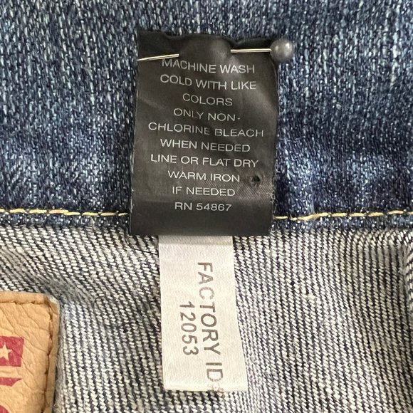 EXPRESS Classic Medium Wash Denim Trucker Jacket SIZE LARGE - Picture 10 of 10